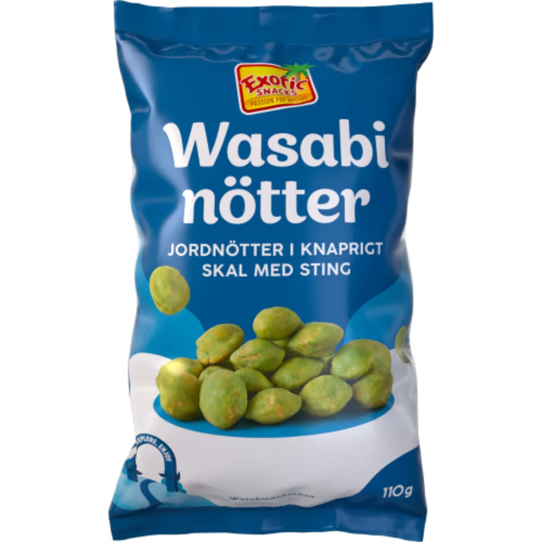 Snack esotici Wasabinötter - Wasabi Nuts 110G