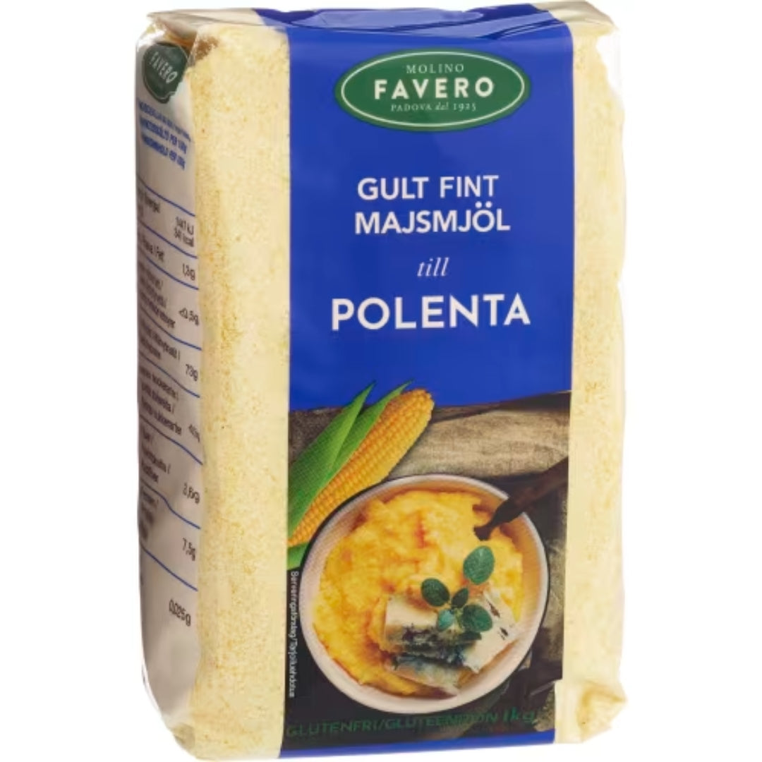 Favero Majsmjöl Finmalet - Fine Ground Corn Flour 1kg