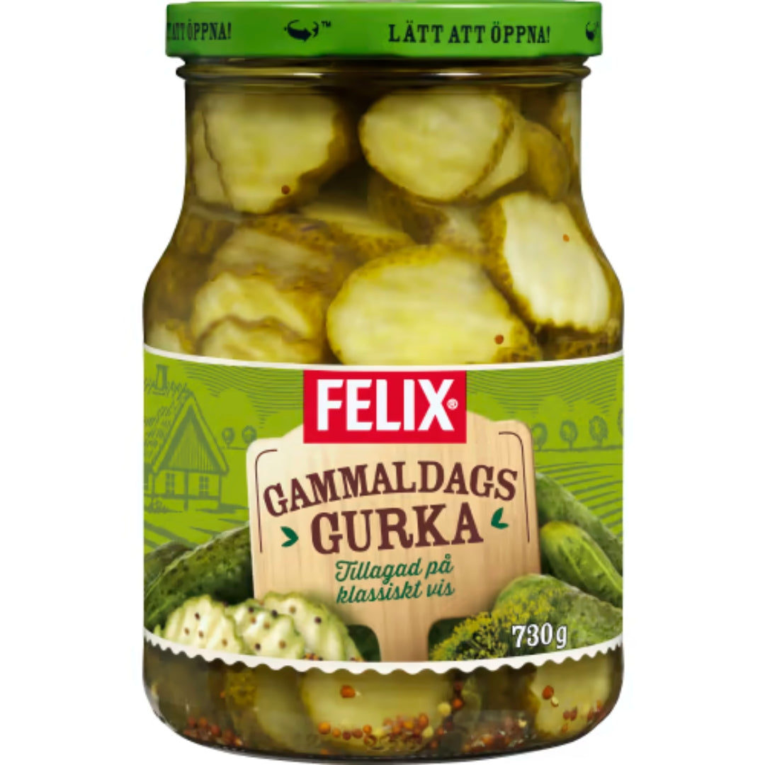 FELIX GAMMALDAGS GURKA - Cucumber in salamoia tradizionale 730G