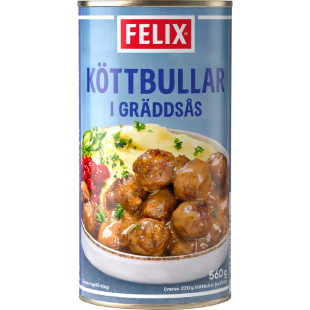 Felix Köttbullar i Gräddsås - Meatballs in Cream Sauce 560g