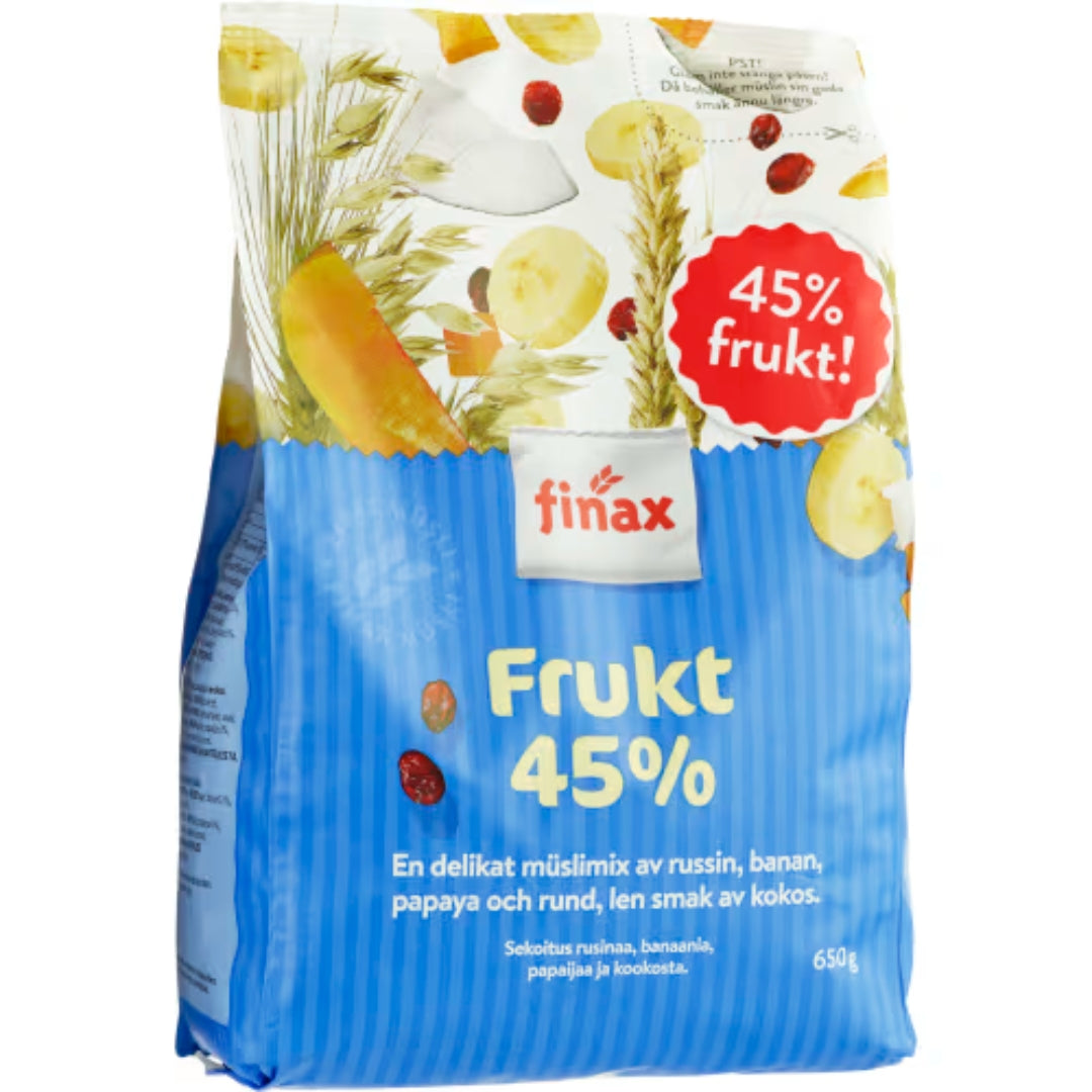 Finax Frukt Musli - Fruit Muesli 650g