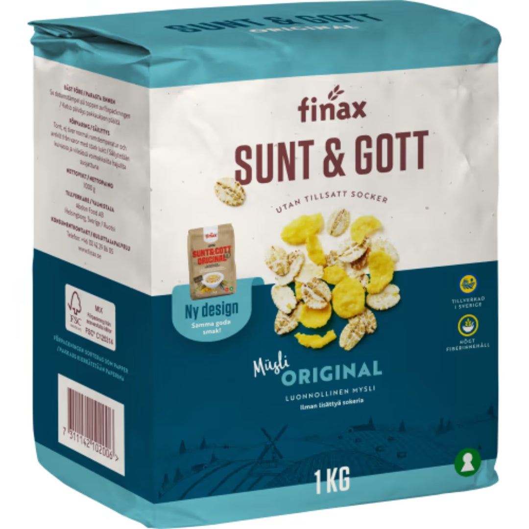 Finax Original Müsli Sunt & Gott - Original Muesli 1kg