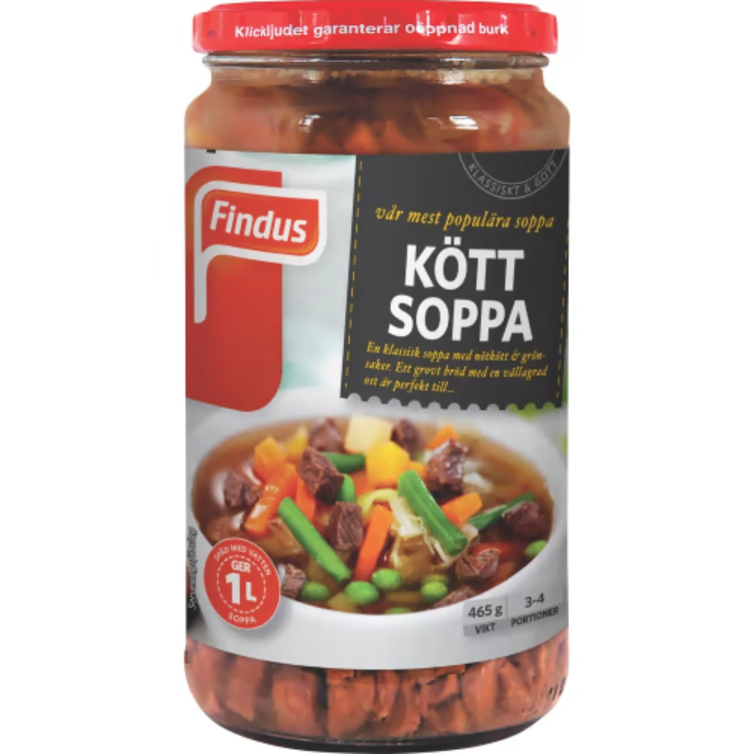 Findus Köttsoppa 3-4 Port - Beef Soup 465g