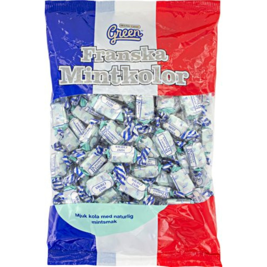 Franska Mintkolor - Mint Candies 600g