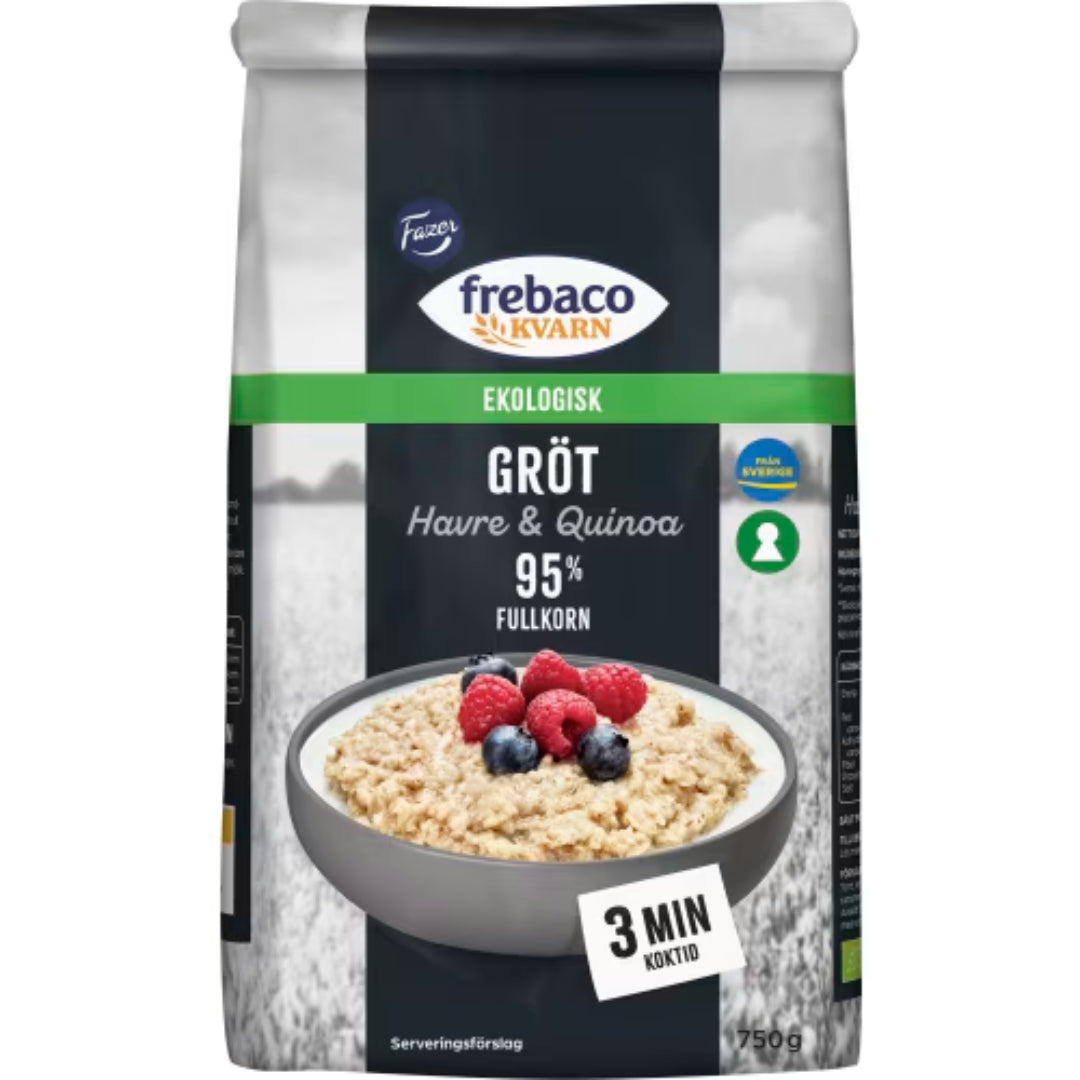 Frebaco Kvarn Havre & Quinoa Gröt - Oat & Quinoa Porridge 750g