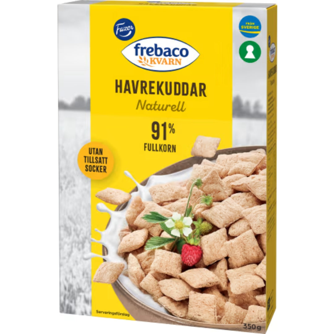 Frebaco Kvarn Svenska Havrekuddar Naturell - Natural Oat Pillows 350g