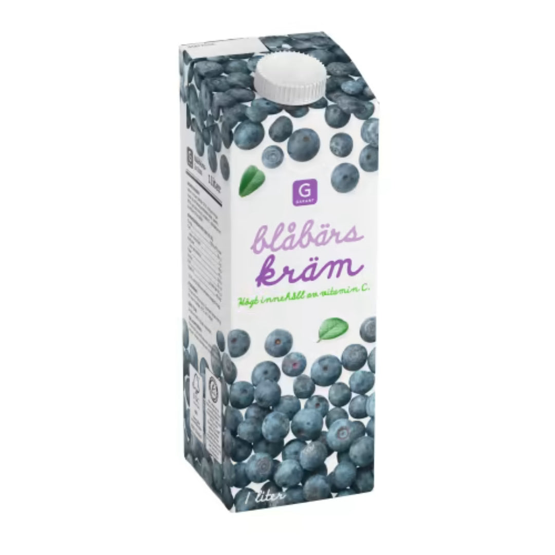 Garant Blåbärskräm - Blueberry Fruit Soup 1L