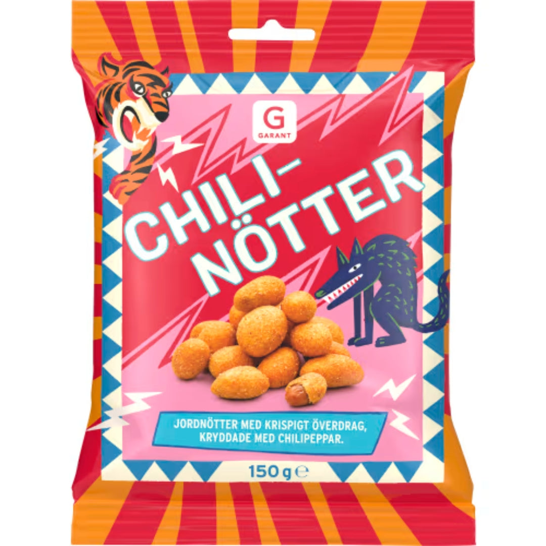 Garant Chilinötter - Pehili Peanuts 150G