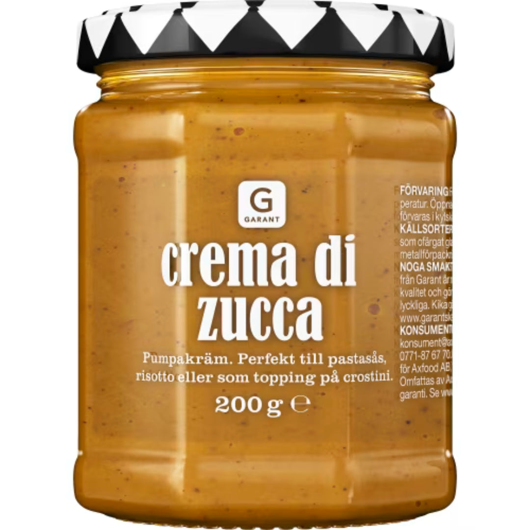Garant Crema Di Zucca Pumpakräm - Pumpkin Cream 200g