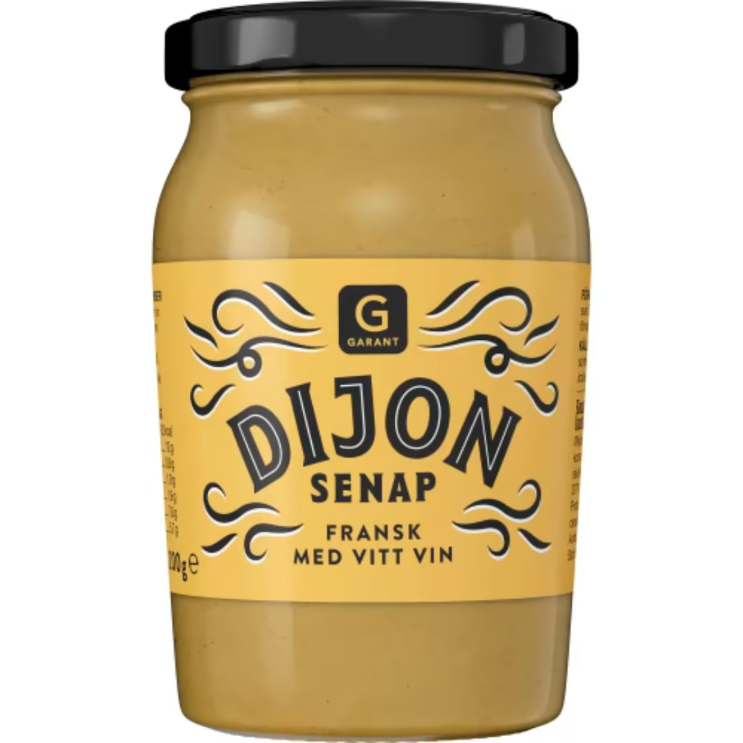 Garant Dijonsenap - French Dijon Mustard with White Wine 200g