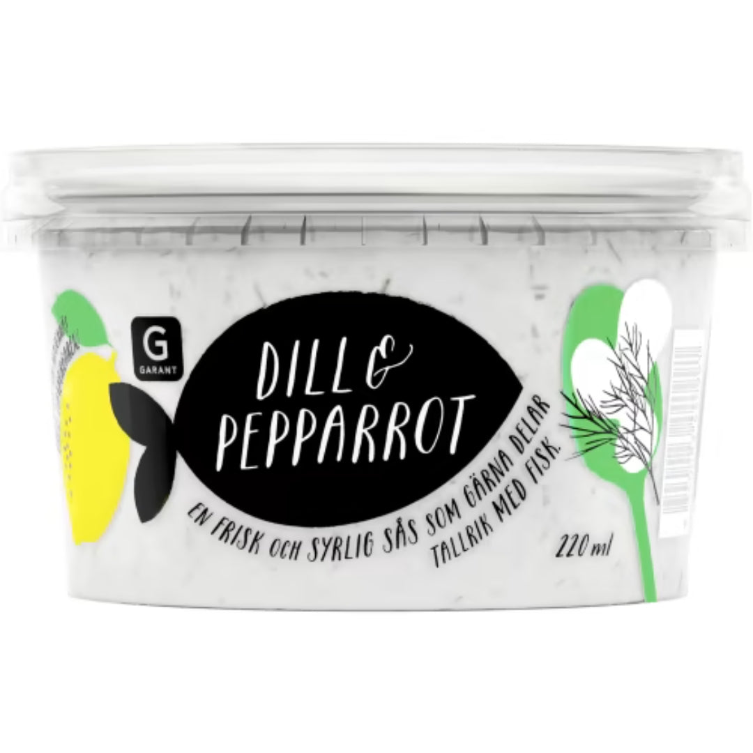 Garant Dill Pepparrot Fisksås - Dill & Horseradish Sauce 220ml