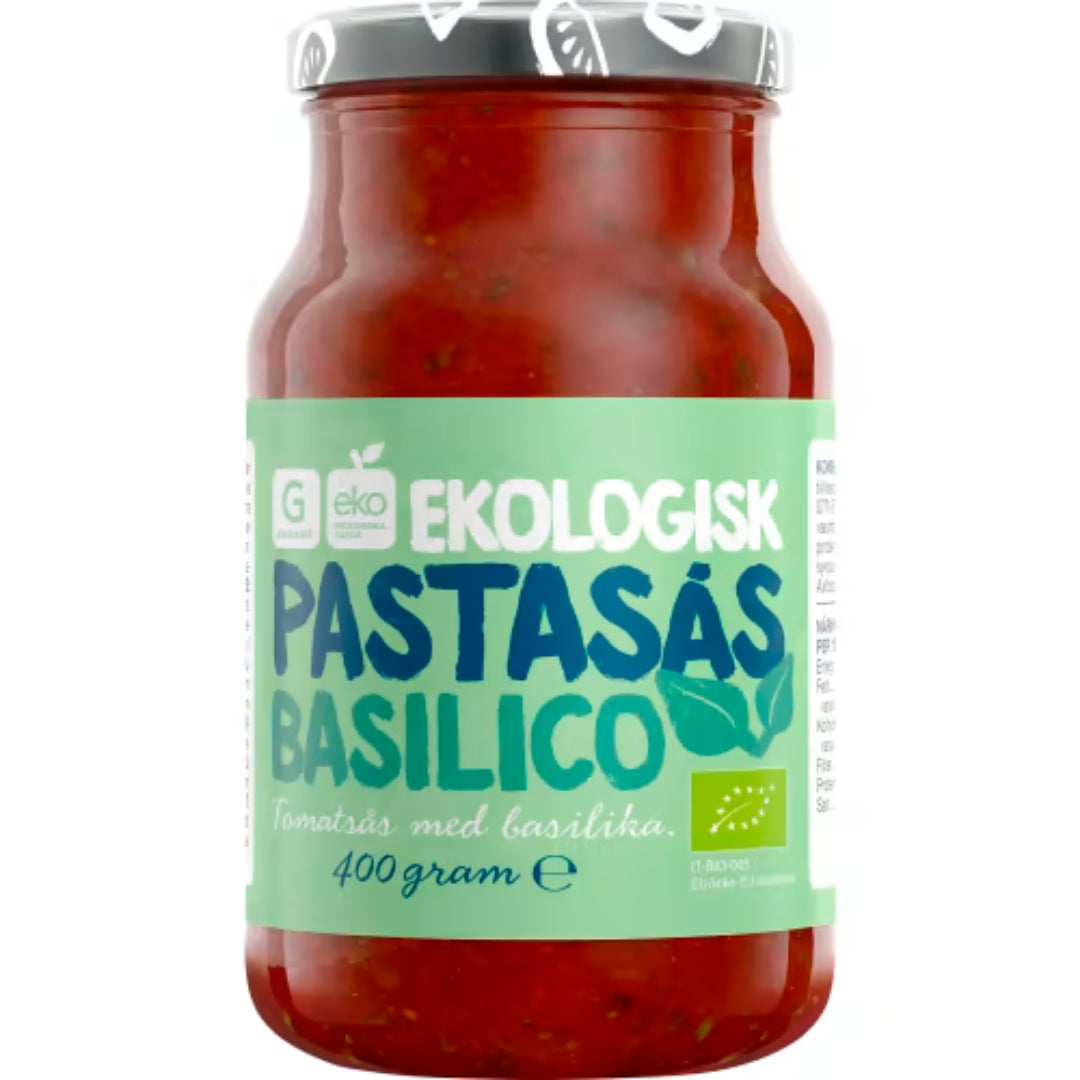 Garant Eko Basilico Pastasås - Tomato Sauce with Basil 400g