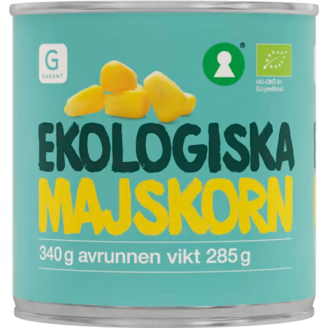 Garant Eko Majskorn Ekologiska - Organic Corn Kernels 340g