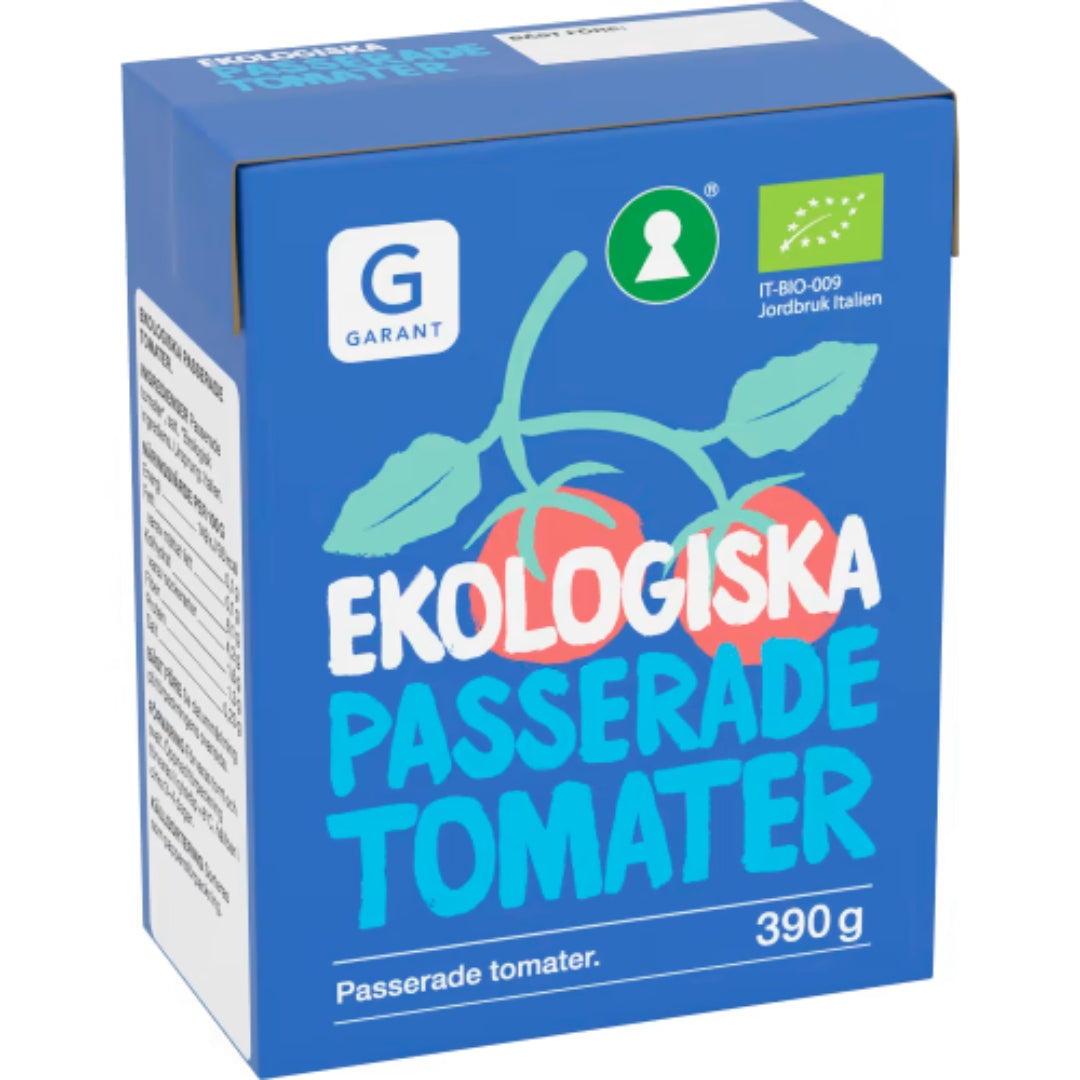 Garant Eko Passerade Tomater Ekologiska - Organic Strained Tomatoes 390g