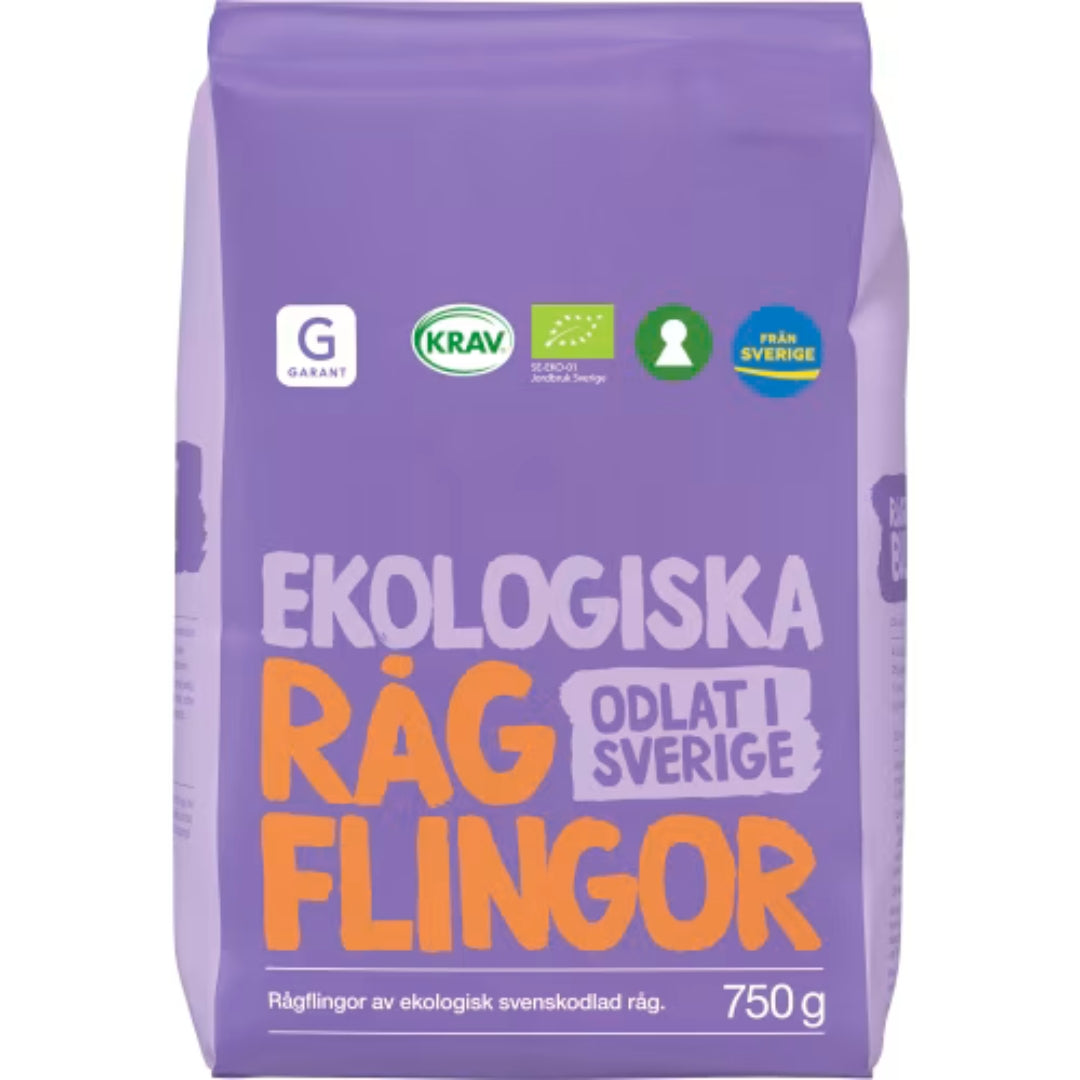 Garant Eko Rågflingor - Organic Rye Flakes 750g