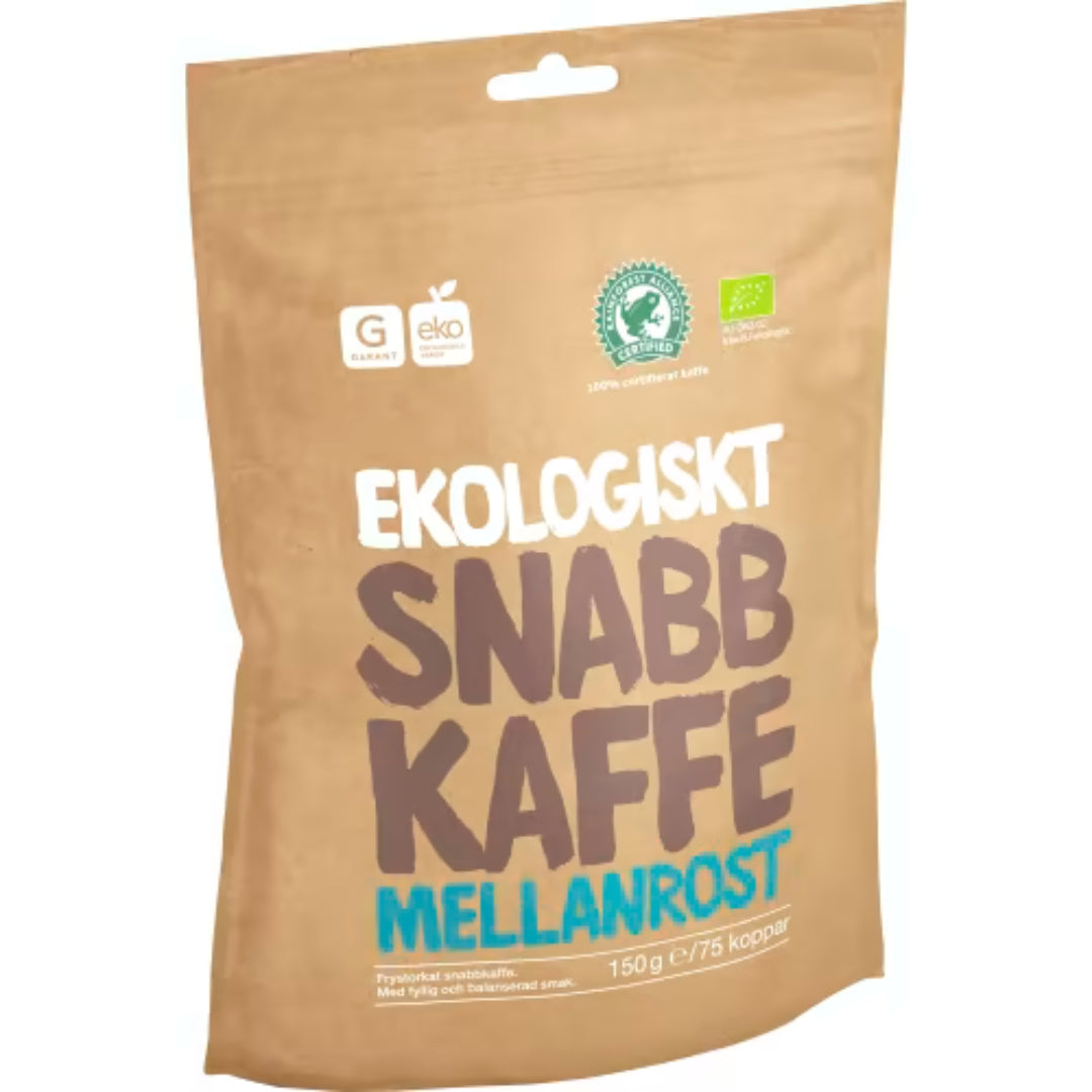Garant Eko Snabbkaffe Mellanrost - Organic Instant Coffee Medium Roast 150g