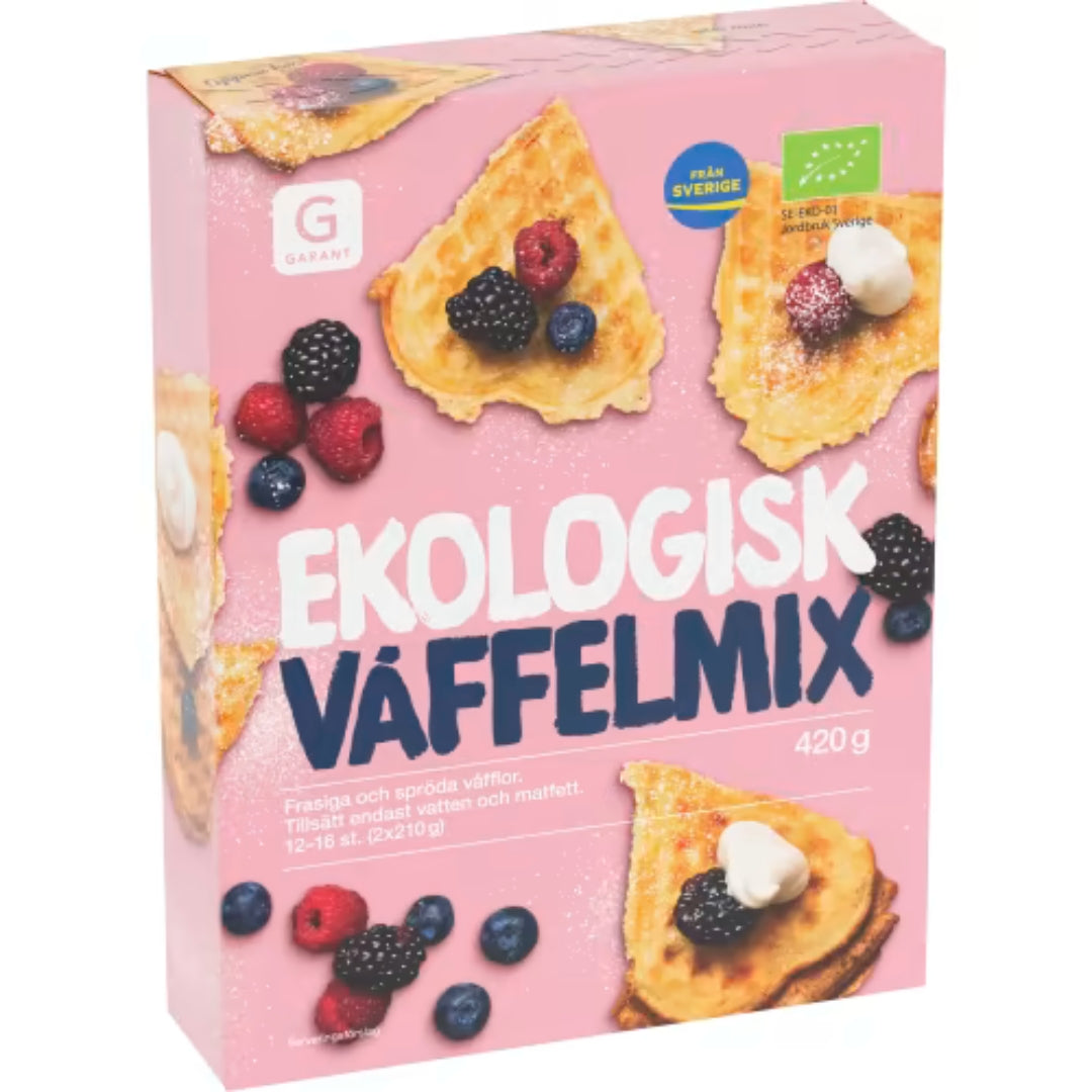 Garant Eko Våffelmix - Organic Waffle Mix 420g