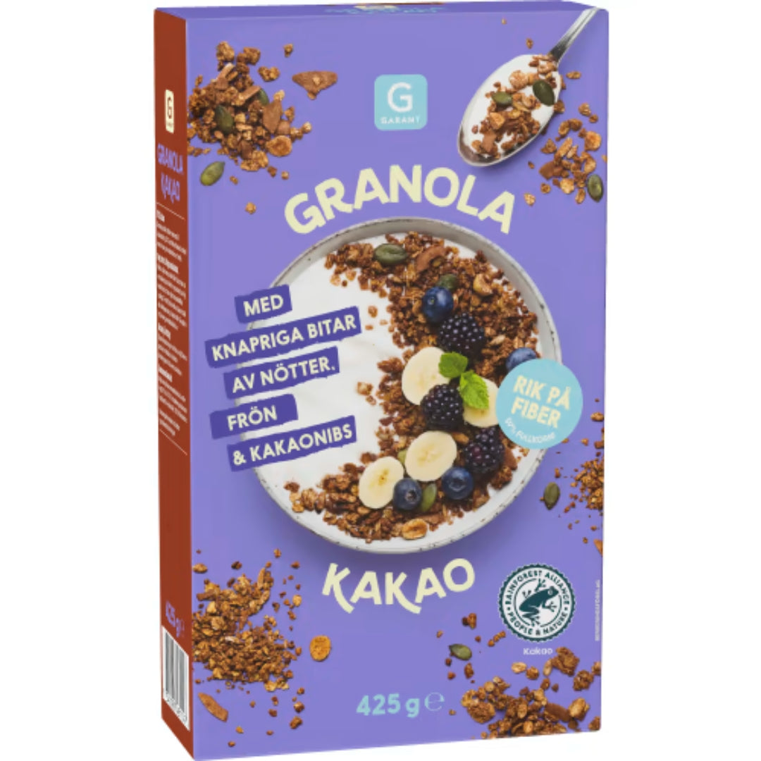 Garant Granola Kakao - Nut & Seed Granola with Cacao Nibs 425g
