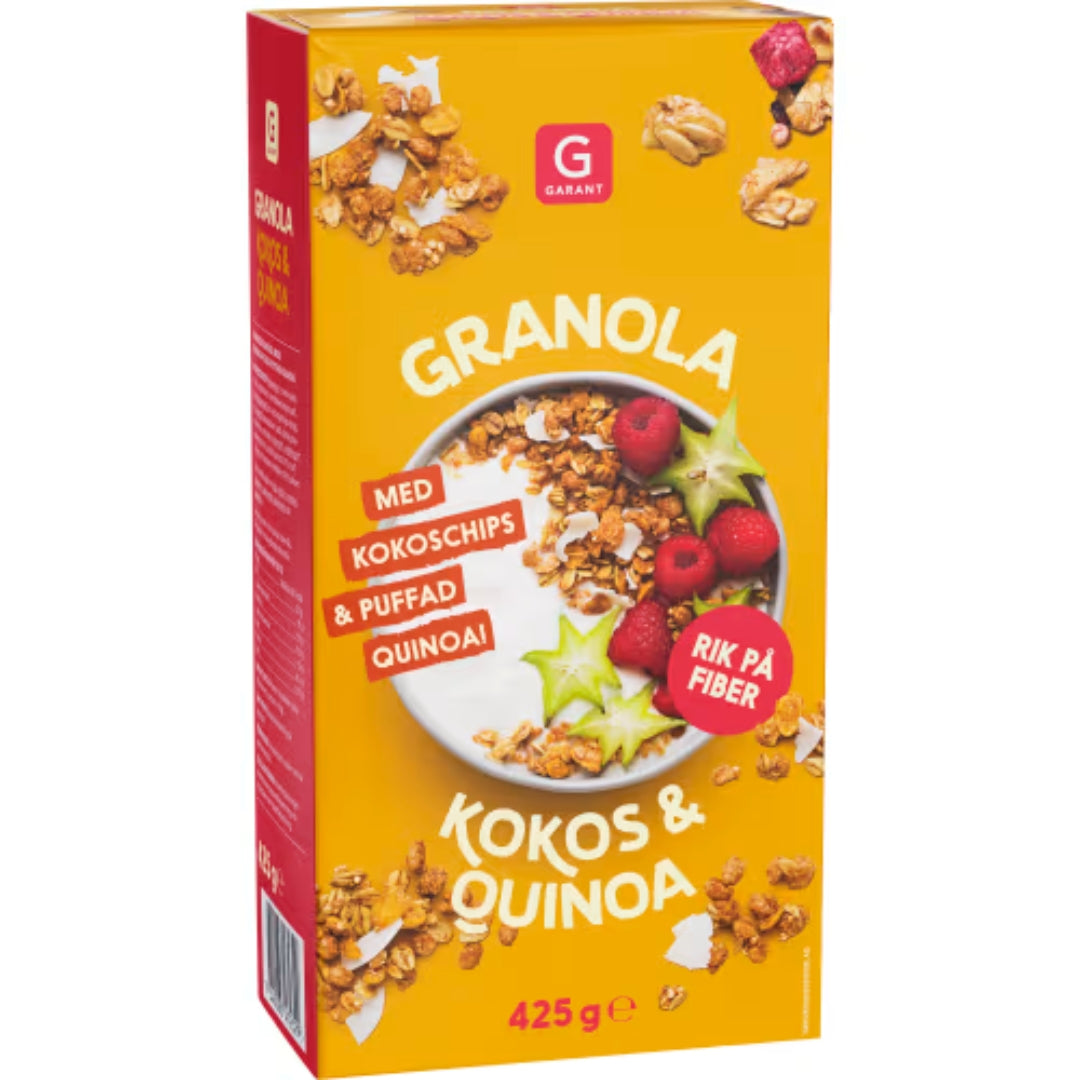 Garant Granola Kokos Quinoa - Coconut & Puffed Quinoa Granola 425g