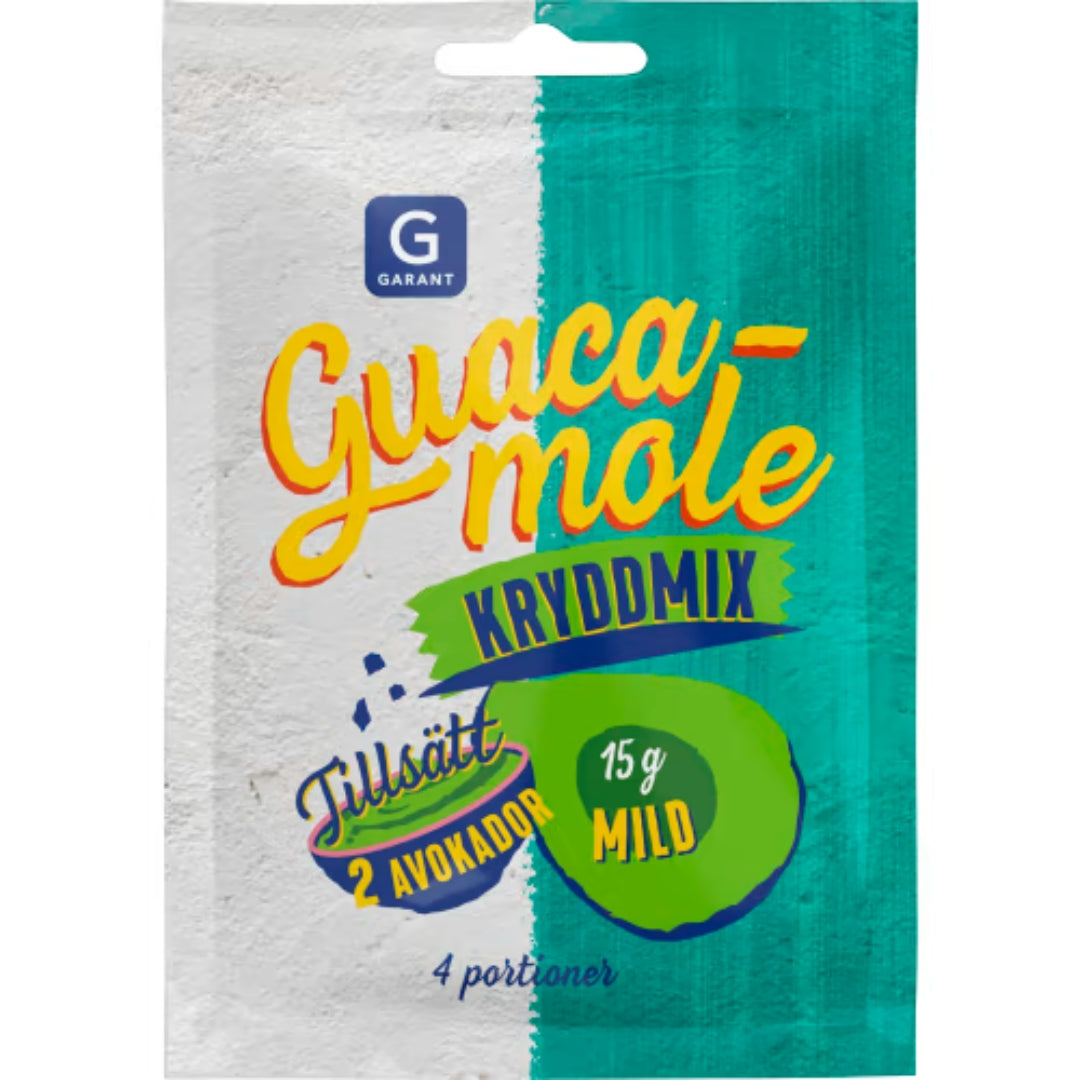 Garant Guacamole Kryddmix - Easy Avocado Seasoning 15g