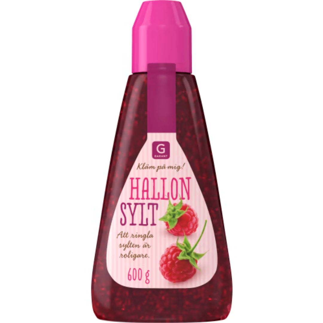 Garant Hallonsylt Squeeze - Raspberry Jam Squeeze 600g