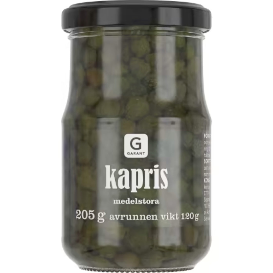 Garant Kapris Medelstora - Medium-Sized Capers 205g