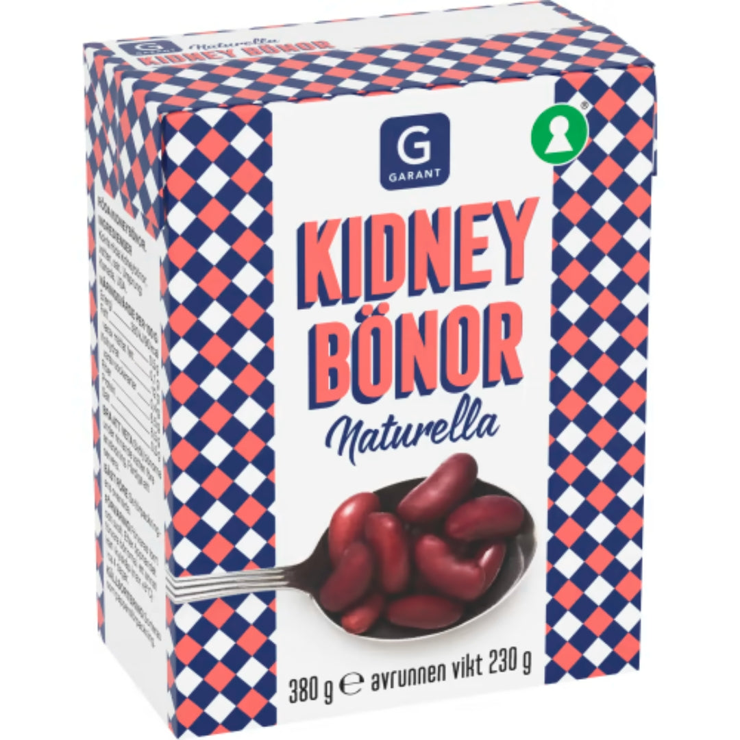 Garant Kidneybönor Naturella - Natural Kidney Beans 380g