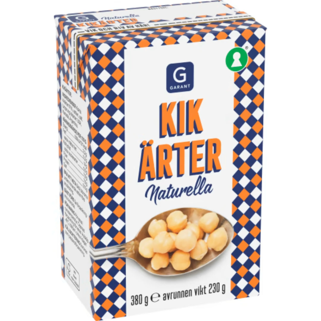 Garant Kikärter Naturella - Natural Chickpeas 380g