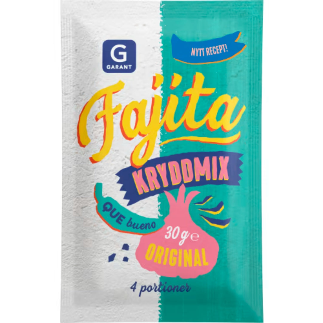 Garant Kryddmix Fajita Original - Classic Mexican Seasoning 30g