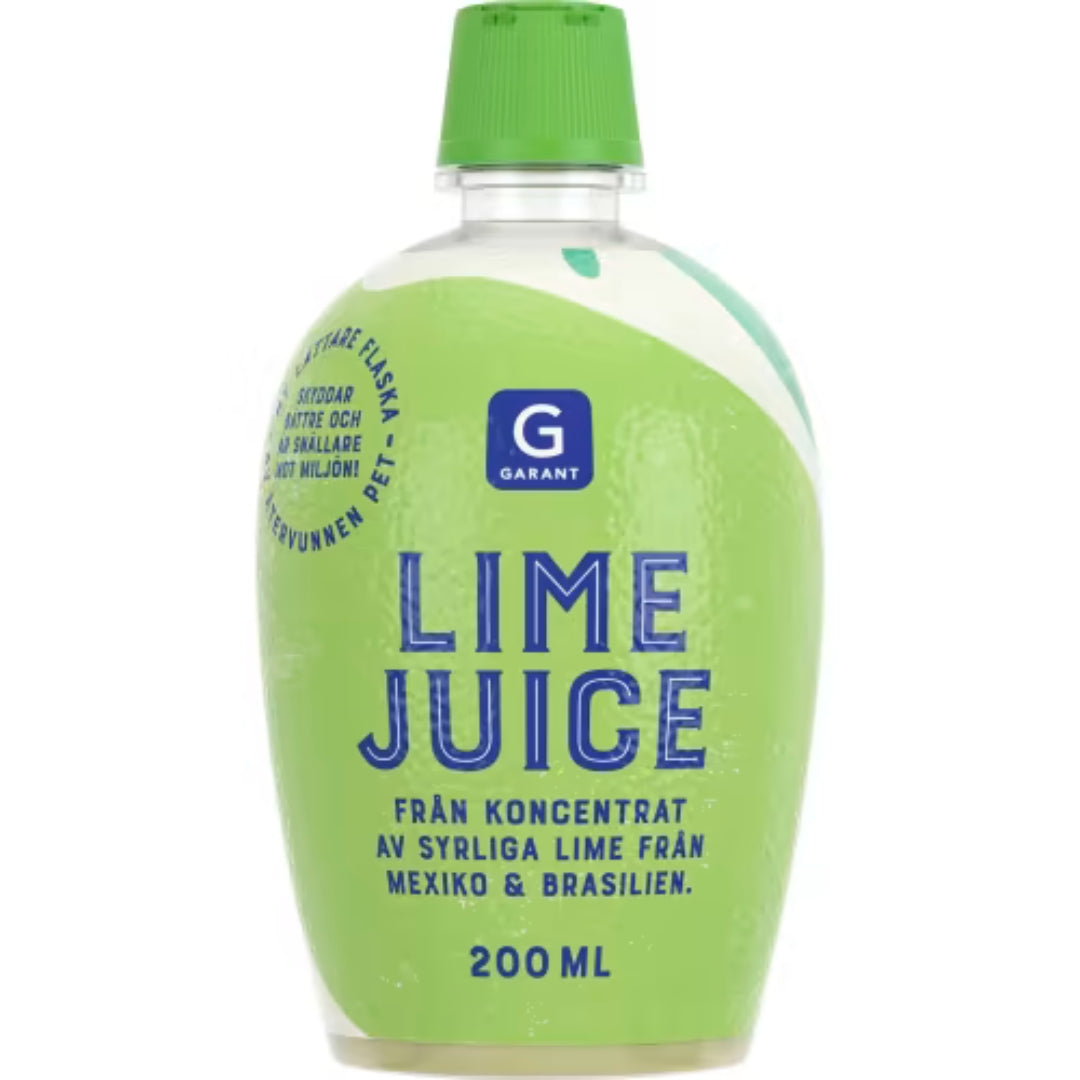 Garant Lime Pressad - Lime Juice from Concentrate 200ml