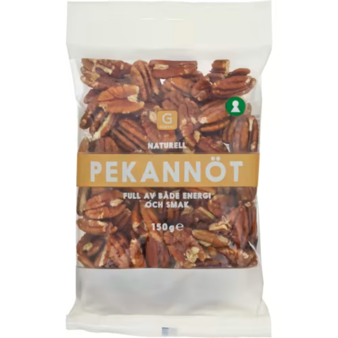 Garant Pekannötter - Natural Pecan Nuts 150g