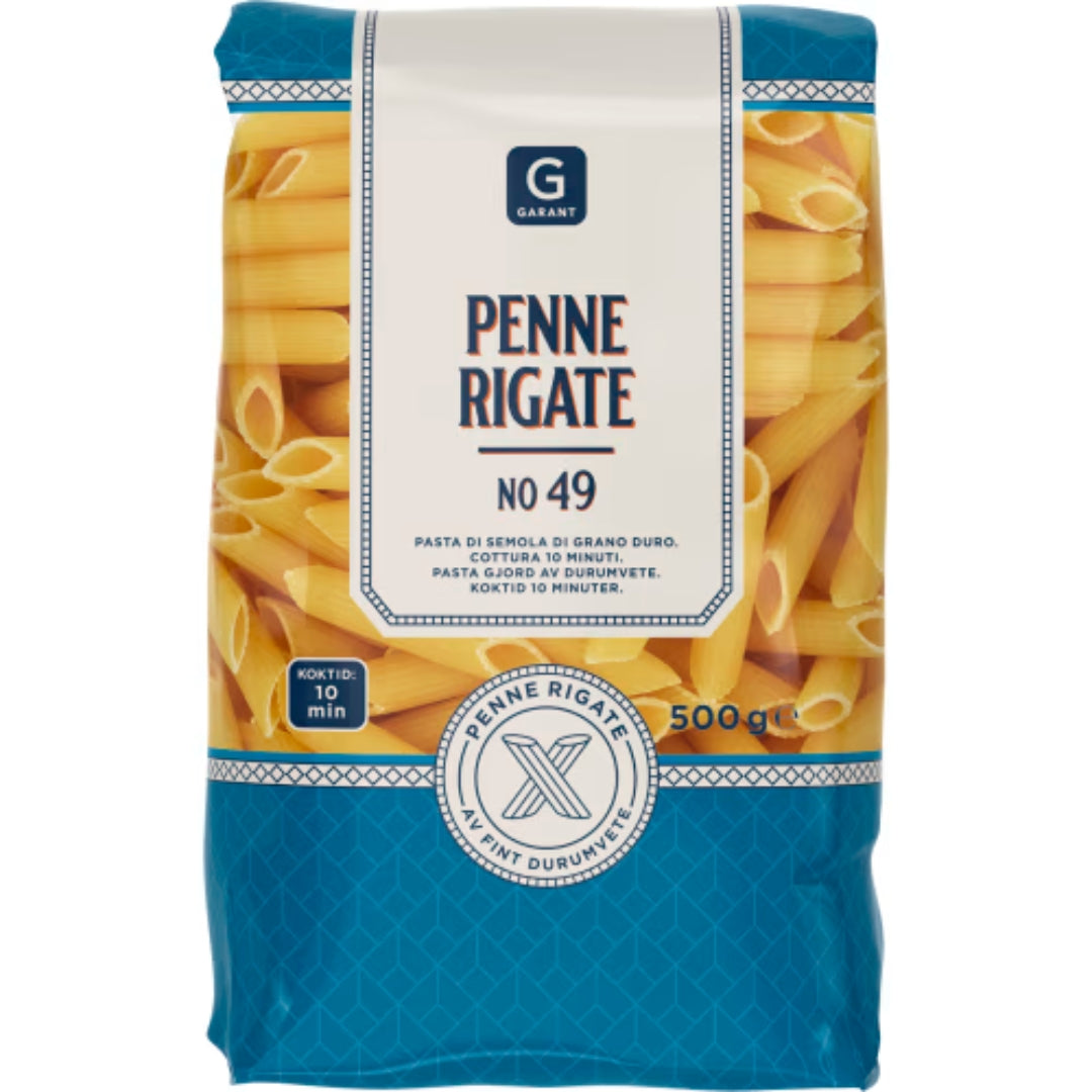 Garant Penne Rigate - Penne Rigate Pasta 500g