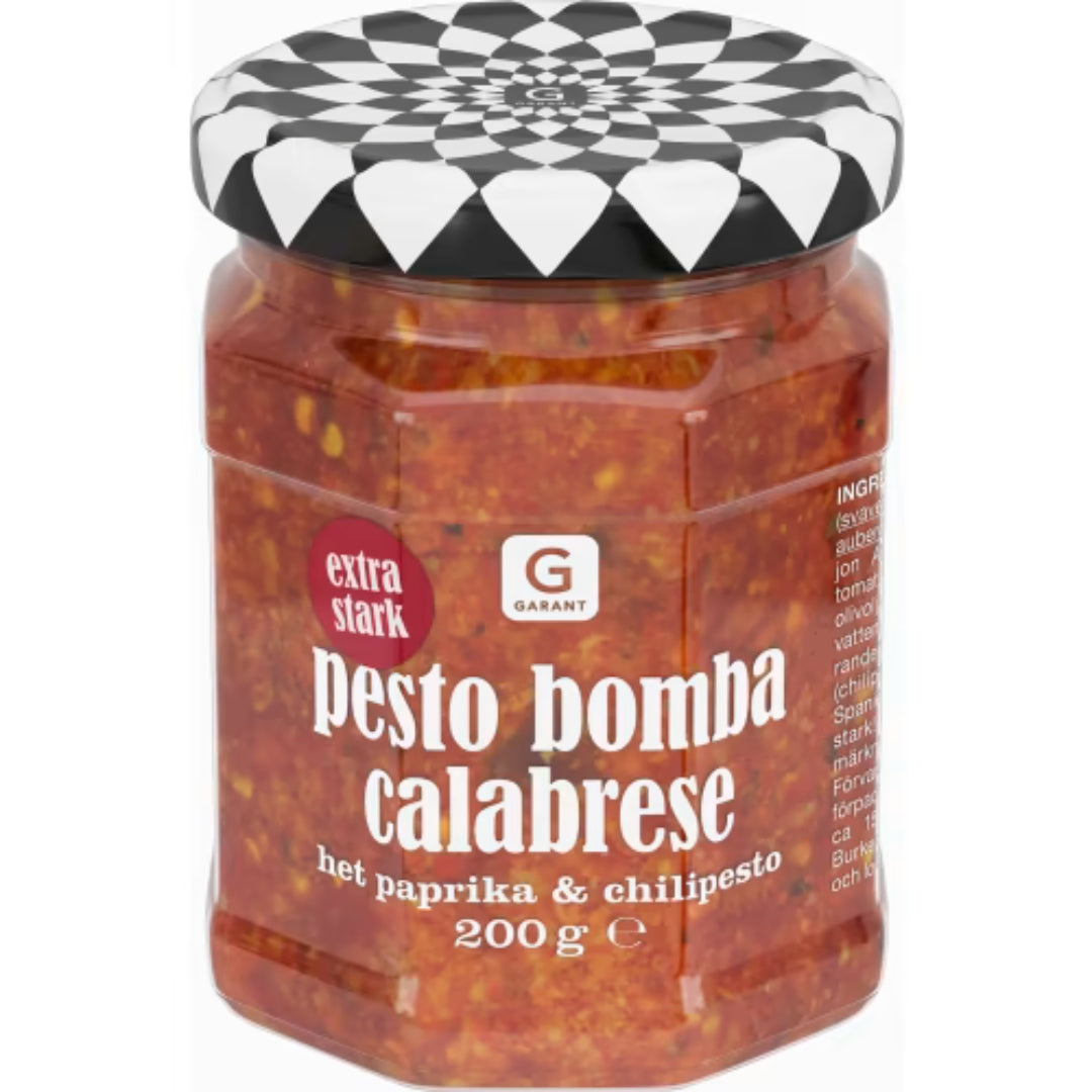 Garant Pesto Bomba Calabrese - Extra Spicy Pepper & Chili Pesto 200g