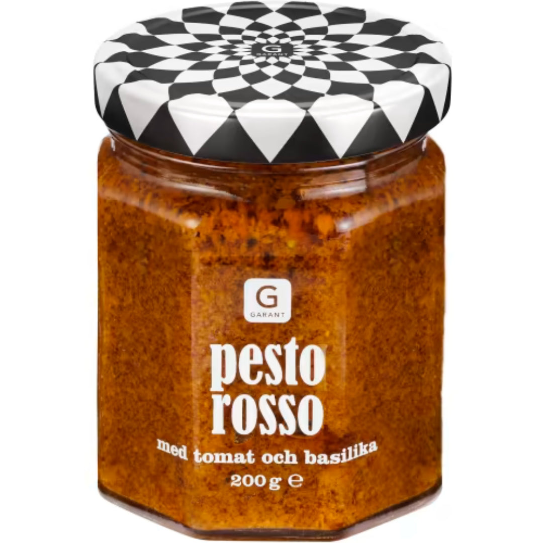 Garant Pesto Rosso - Pesto Rosso with Tomato & Basil 200g