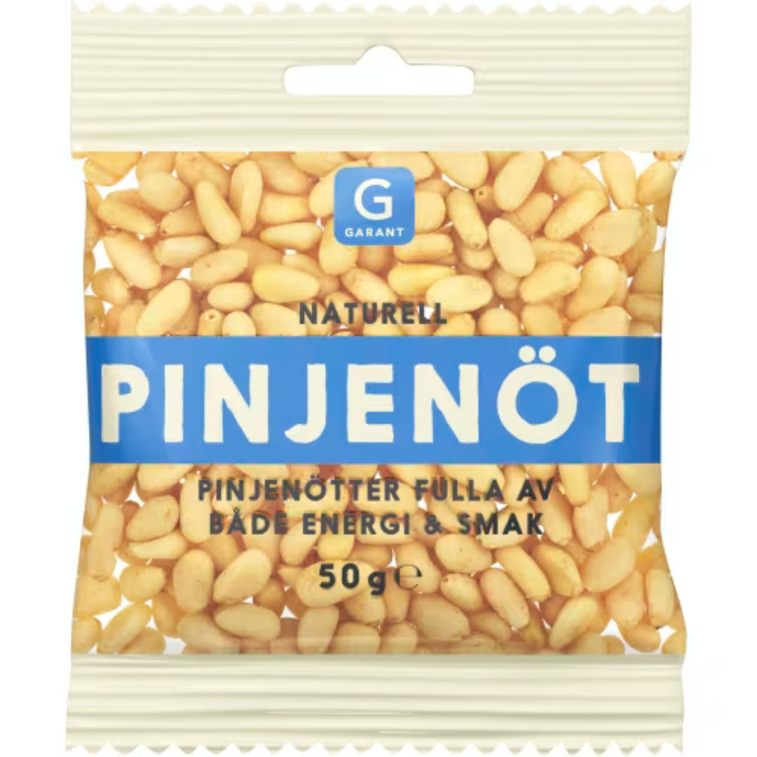 Garant Pinjenötter - Natural Pine Nuts 50g