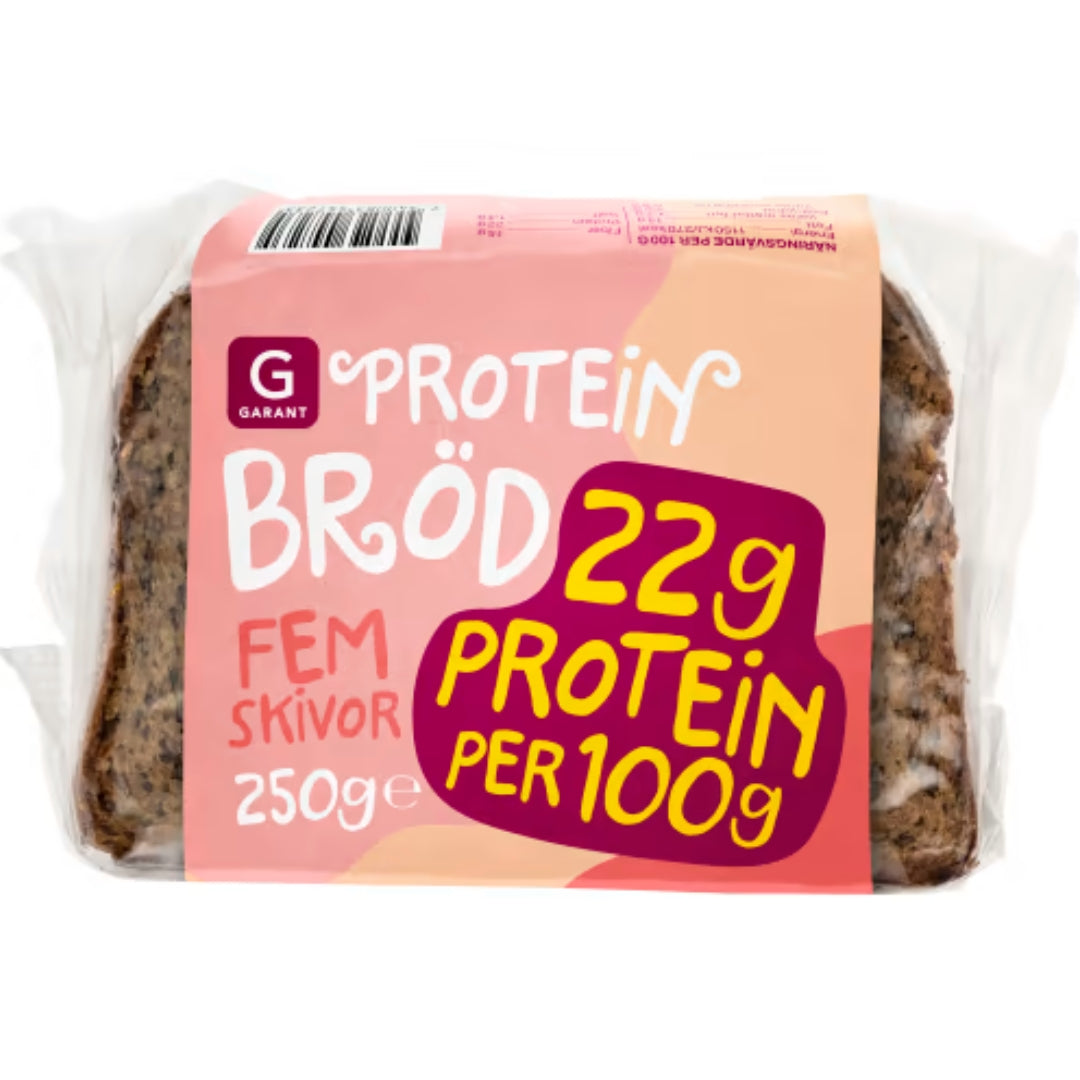 Garant Proteinbröd 5-skivor - Bread with Protein 250g