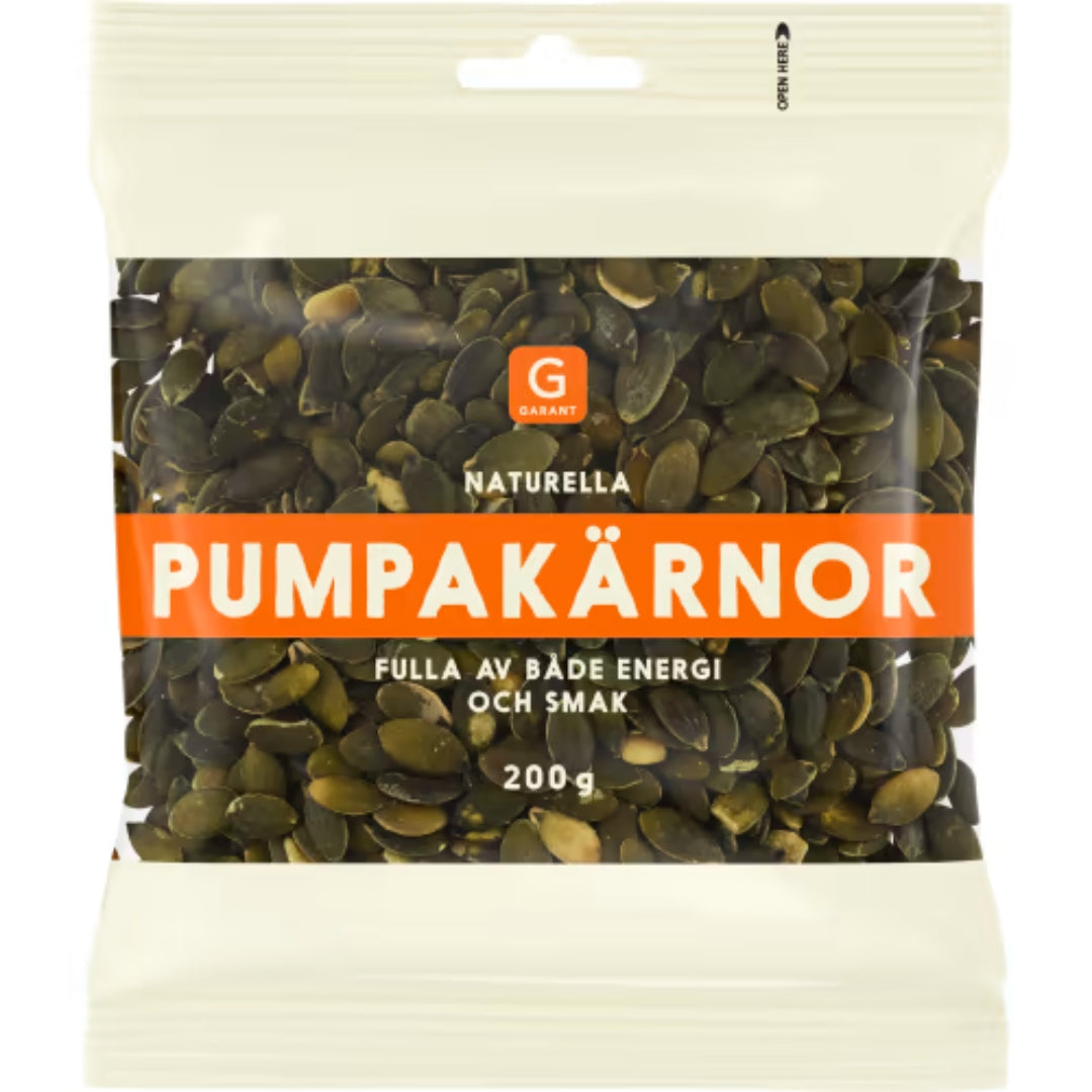 Garant Pumpakärnor Skalade - Shelled Pumpkin Seeds 200g