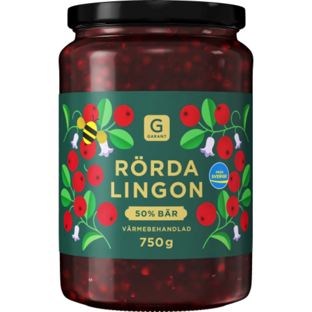 Garant Rörda Lingon 50% Bär - Stirred Lingonberries 750g