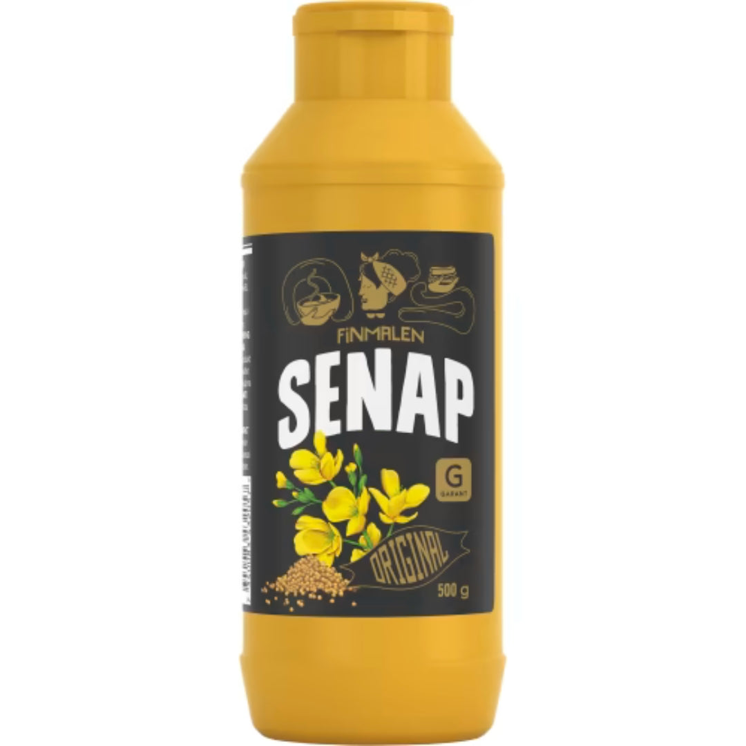 Garant Senap Original Finmalen - Finely Ground Original Mustard 500g