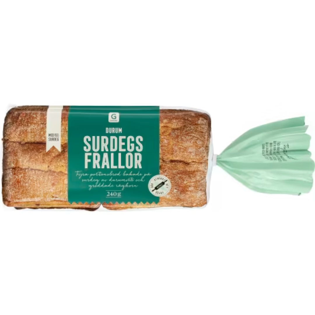 Garant Surdegsfrallor Durum 4-pack - Rolls Baked with Sourdough 240g