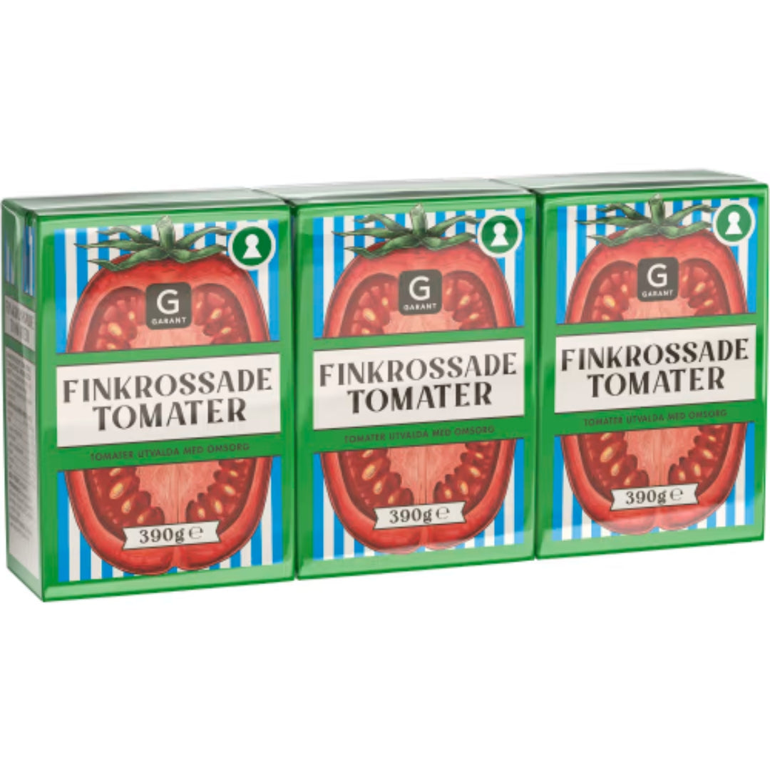 Garant Tomater Finkrossade 3-pack - Finely Crushed Tomatoes 3x390g