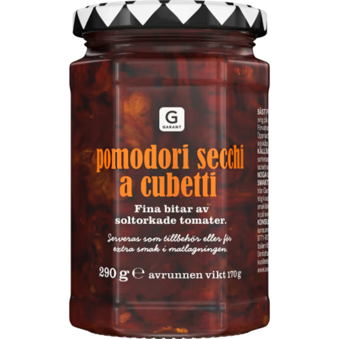 Garant Tomater Soltorkade Bitar - Sun-Dried Tomato Pieces 290g