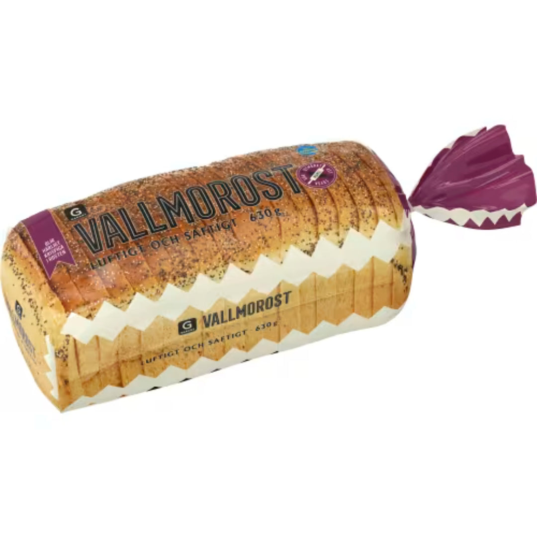 Garant Vallmorost Luftigt Saftigt - Toast Bread with Poppy Seeds 630g