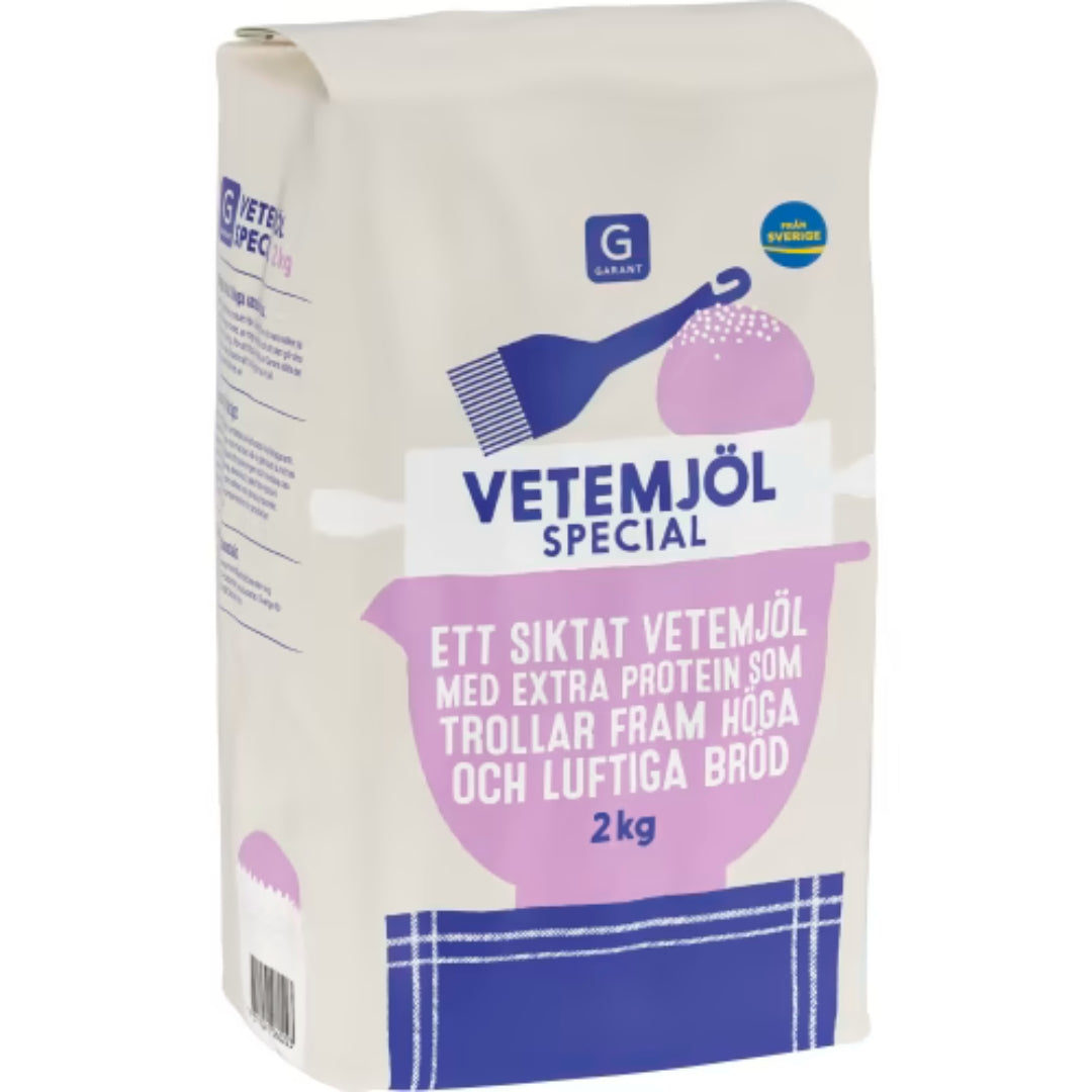 Garant Vetemjöl Special - Wheat Flour with Extra Protein 2kg