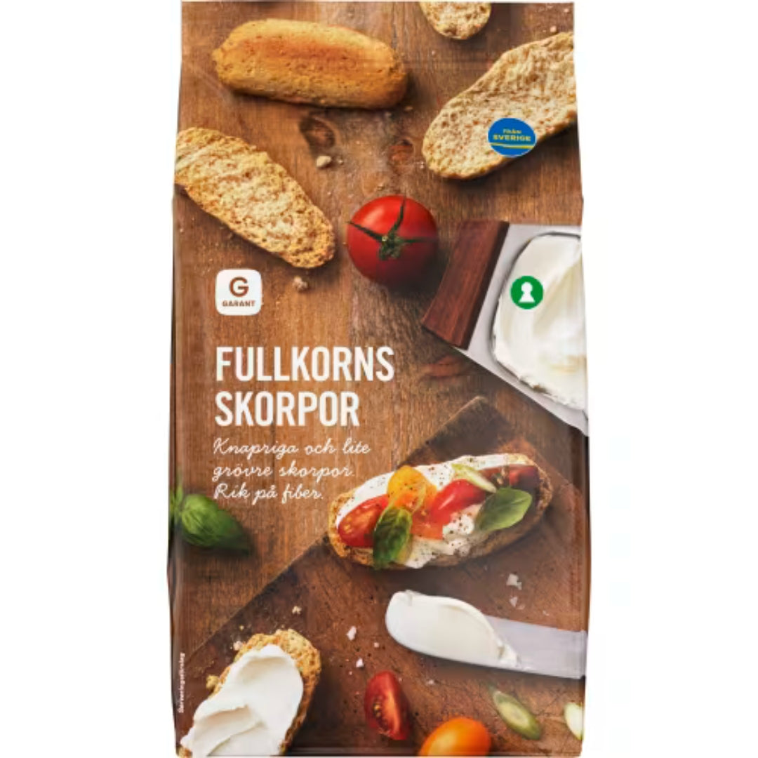 Garant Fullkorns Skorpor - Whole Grain Rusks 400g