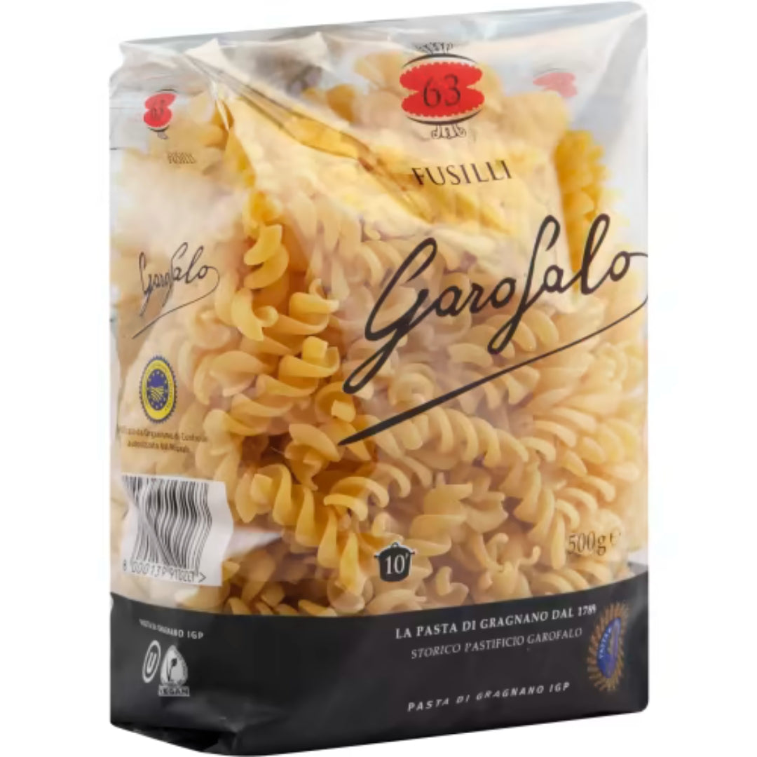 Garofalo Fusilli Nr 63 Pasta - Fusilli Pasta 500g