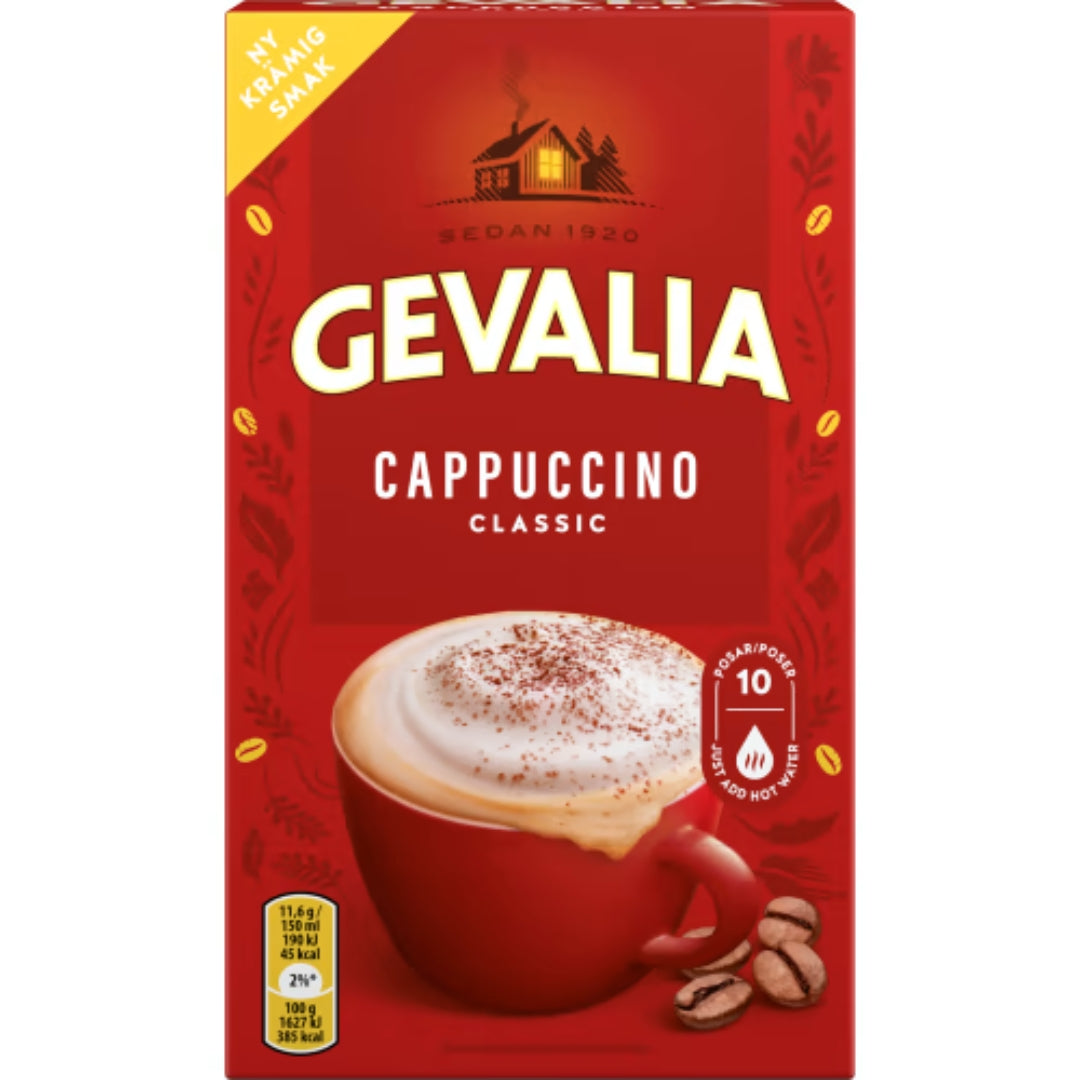 Gevalia Cappuccino Classic Portionspåsar - Cappuccino Original 116g