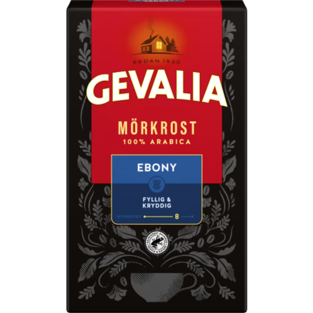 Gevalia Ebony Mörkrost Bryggkaffe - Dark Roast Coffee 425g