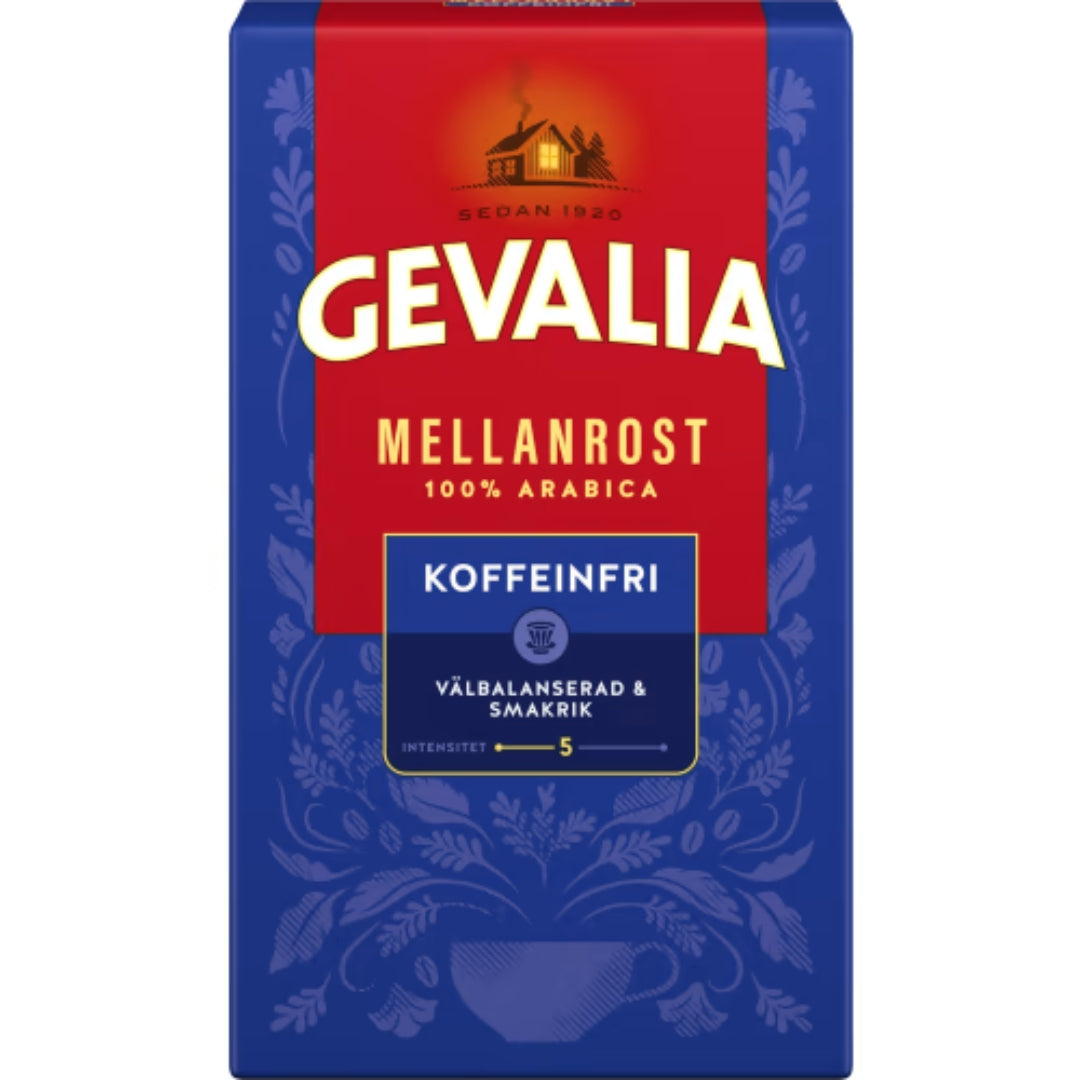 Gevalia Koffeinfri Mellanrost Bryggkaffe - Decaffeinated Coffee 425g