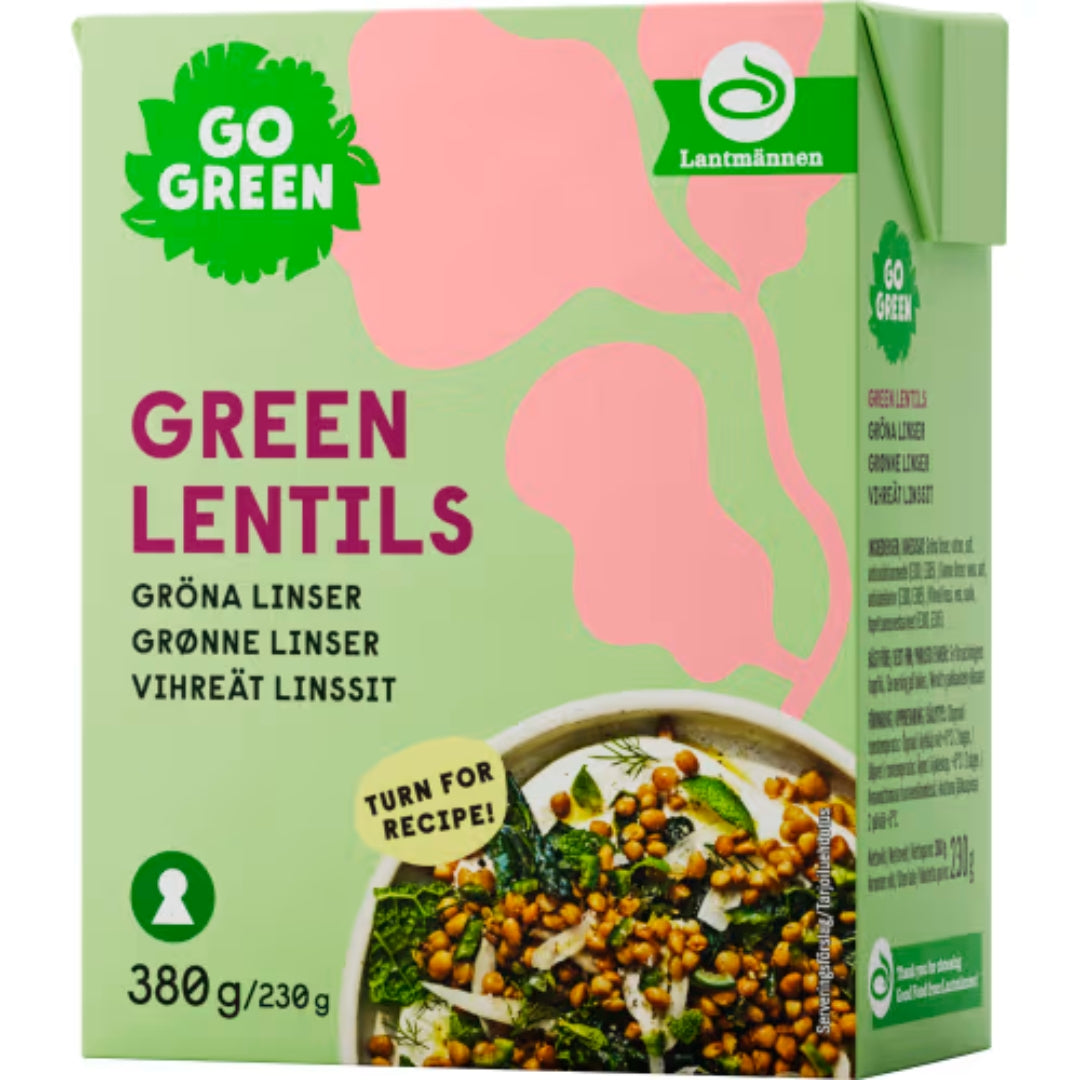Gogreen Gröna Linser - Green Lentils 380g